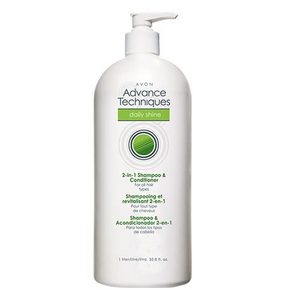 Advance techniques daily shine 2-in-1 shampoo & conditioner bonus size